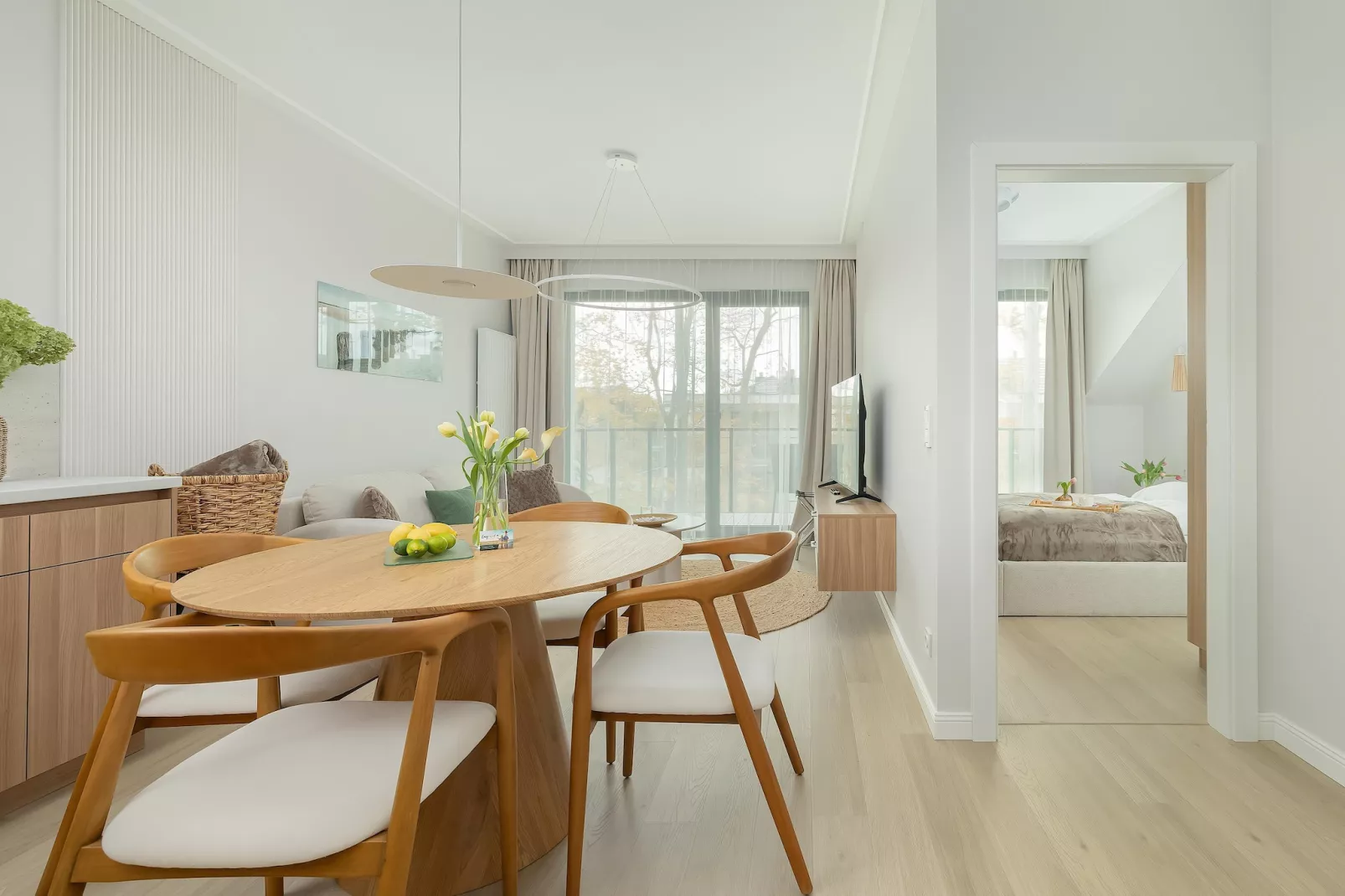 Apartament Szczecińska 3/B210 Niechorze-Woonkamer