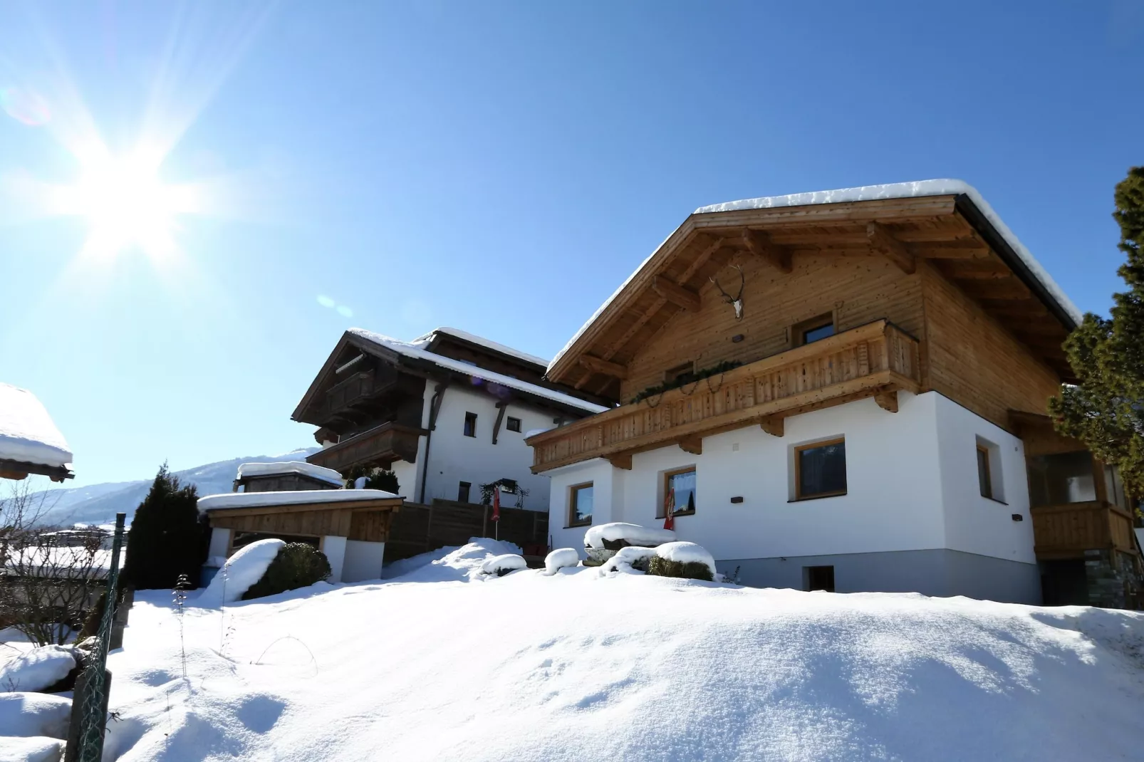 Ferienhaus Marienbergl - 6 Personen-Exterieur winter
