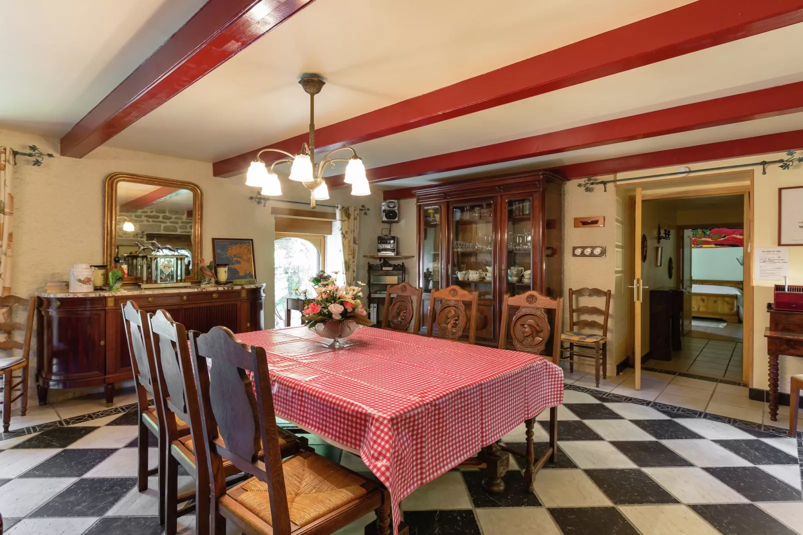 Maison de Vacances à Plounéour- Brignogan Plages-Woonkamer