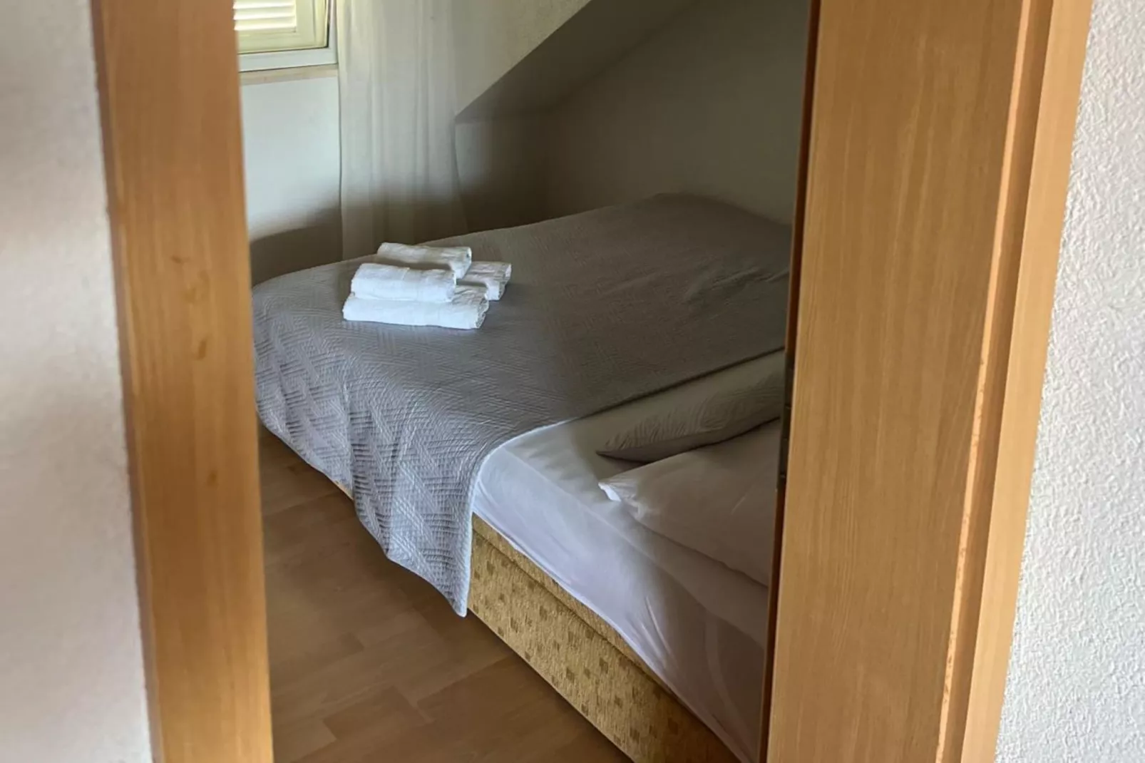 Villa Stella - Two Bedroom Apartment with Balcony and Sea View (Marilena)-Slaapkamer