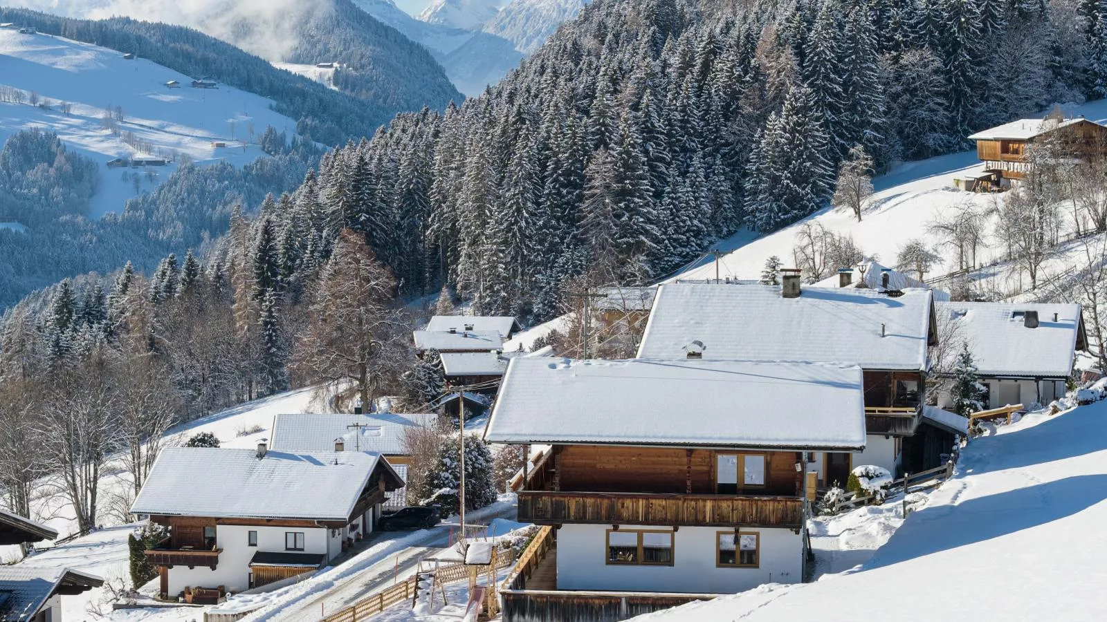 Tirola Chalet Alpbach-Exterieur winter