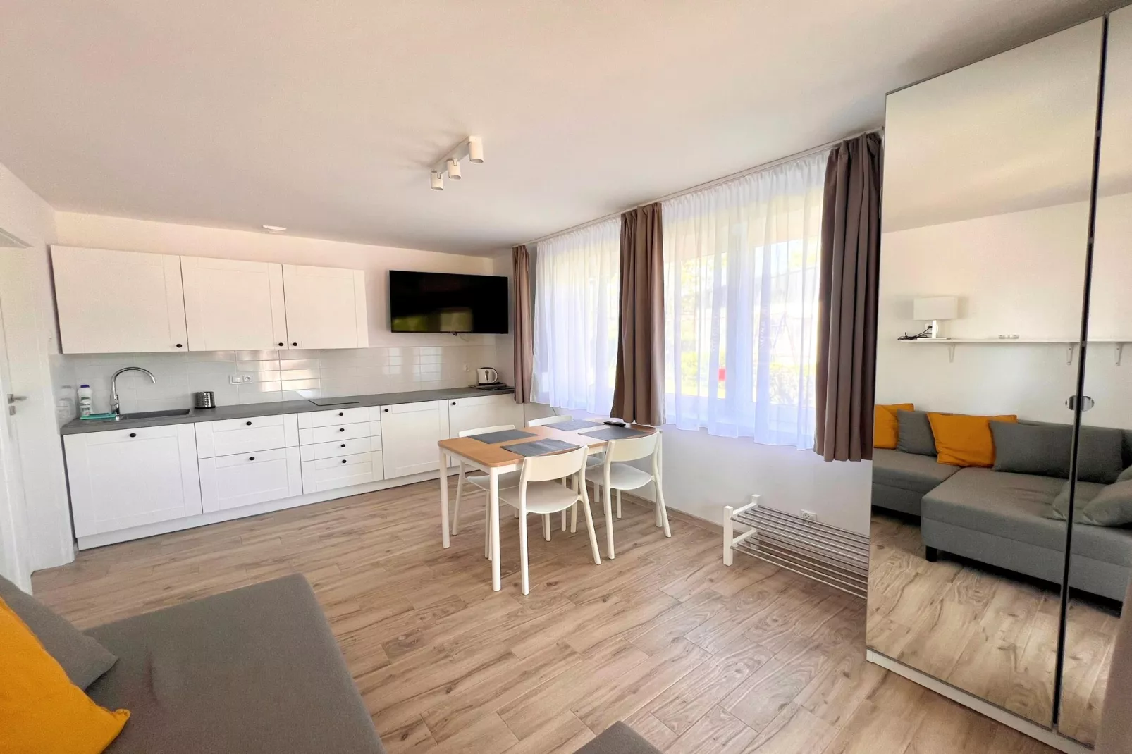 Domki 4-osobowe dla 4 osób-Woonkamer