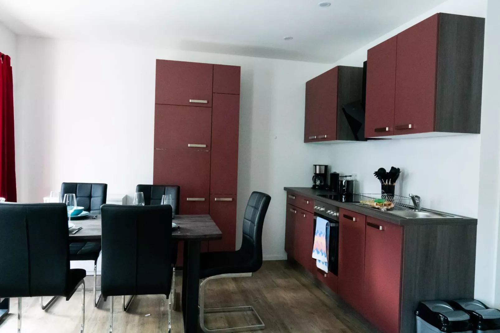 Altes Bootshaus alle Wohnungen-Keuken