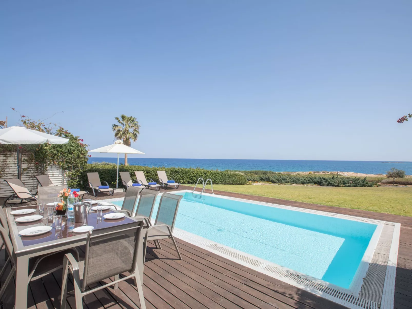 Haus in Protaras mit Pool und Meerblick - Image-tags.info