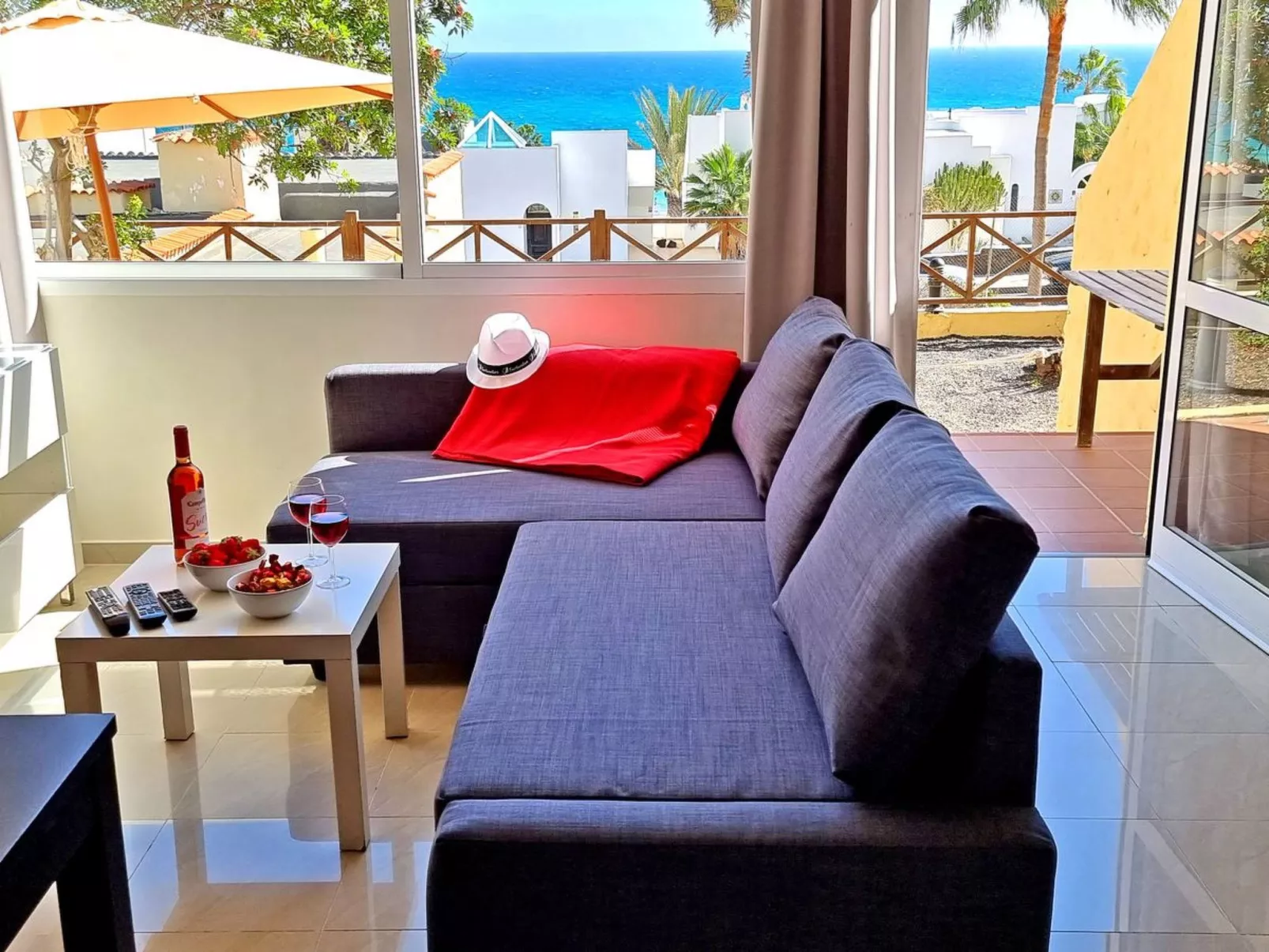 Charmantes Appartement in Costa Calma mit Terrasse und gemeinsamem Pool - Image-tags.info