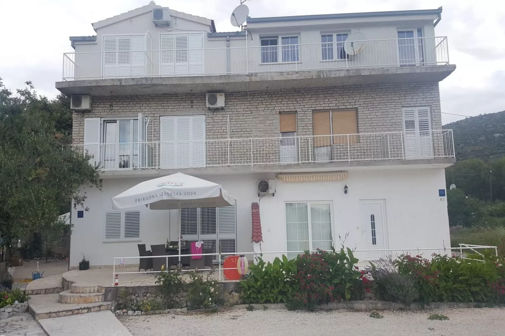 Apartments Semafor - One Bedroom Apartment with Terrace and Sea View A4 - Buitenlucht