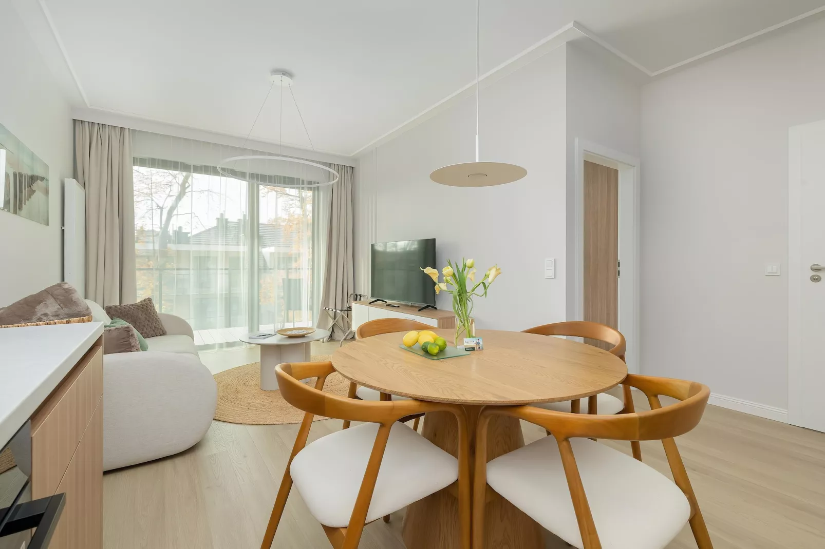 Apartament Szczecińska 3/B210 Niechorze-Eetkamer