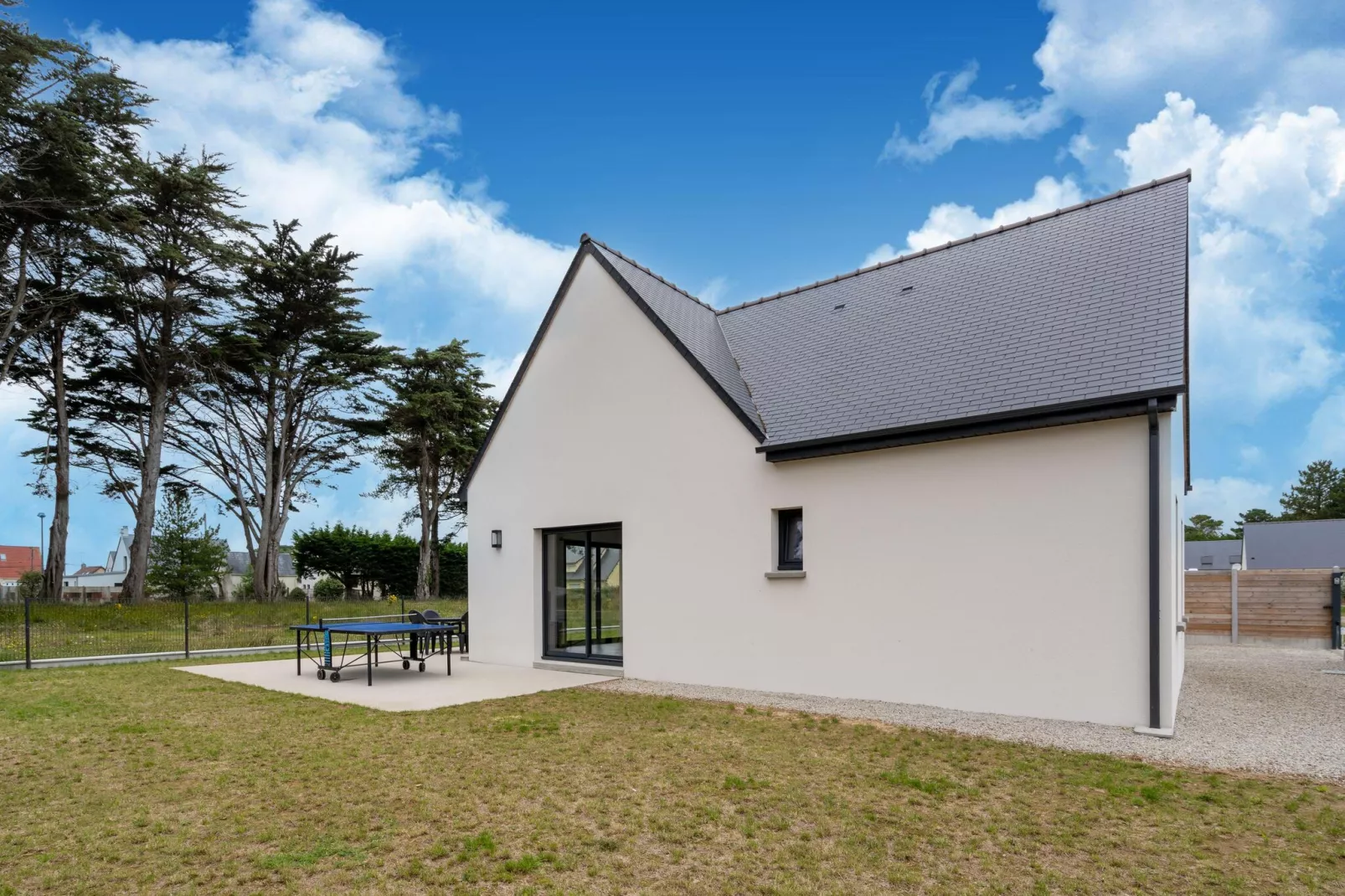 Maison près de la Plage Normande-Tuinen zomer