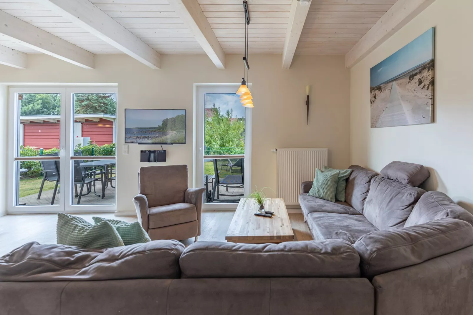 Reihenhaus in Dagebüll - Fischerhuus-Woonkamer