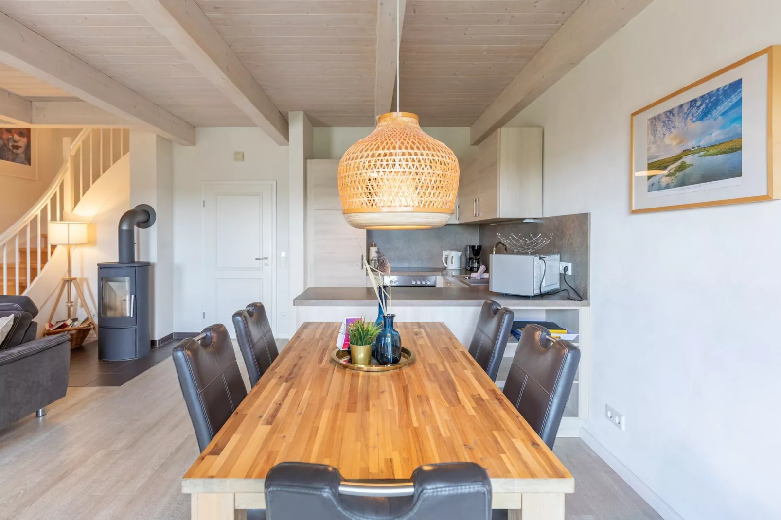 Reihenhaus in Dagebüll - Schimmelreiter-Eetkamer