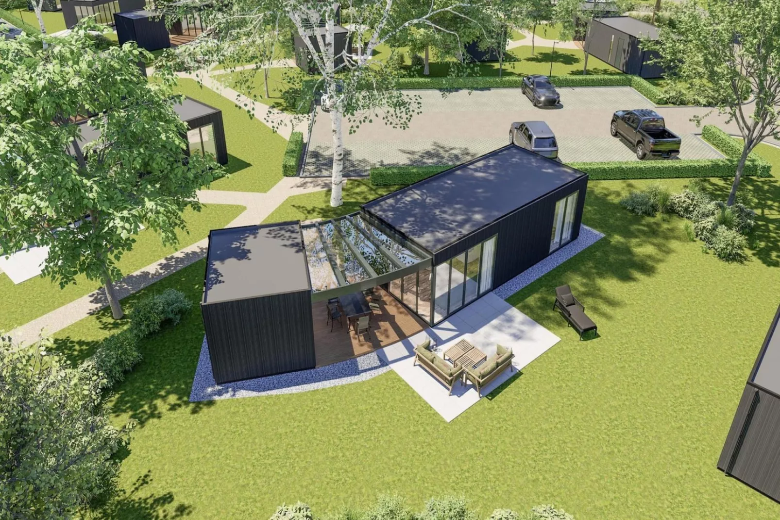 De Steppe 8 pax - 3-Buitenkant zomer