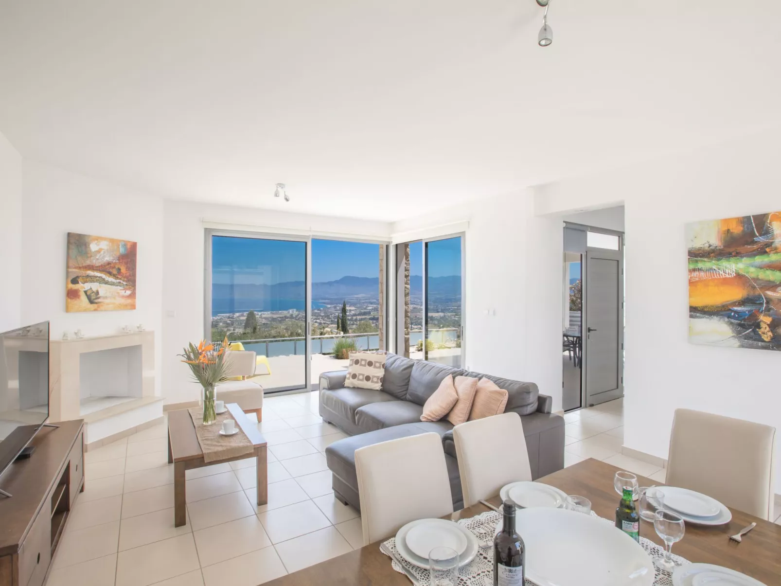 Villa mit Panoramablick auf das Meer von Latchi - Image-tags.info