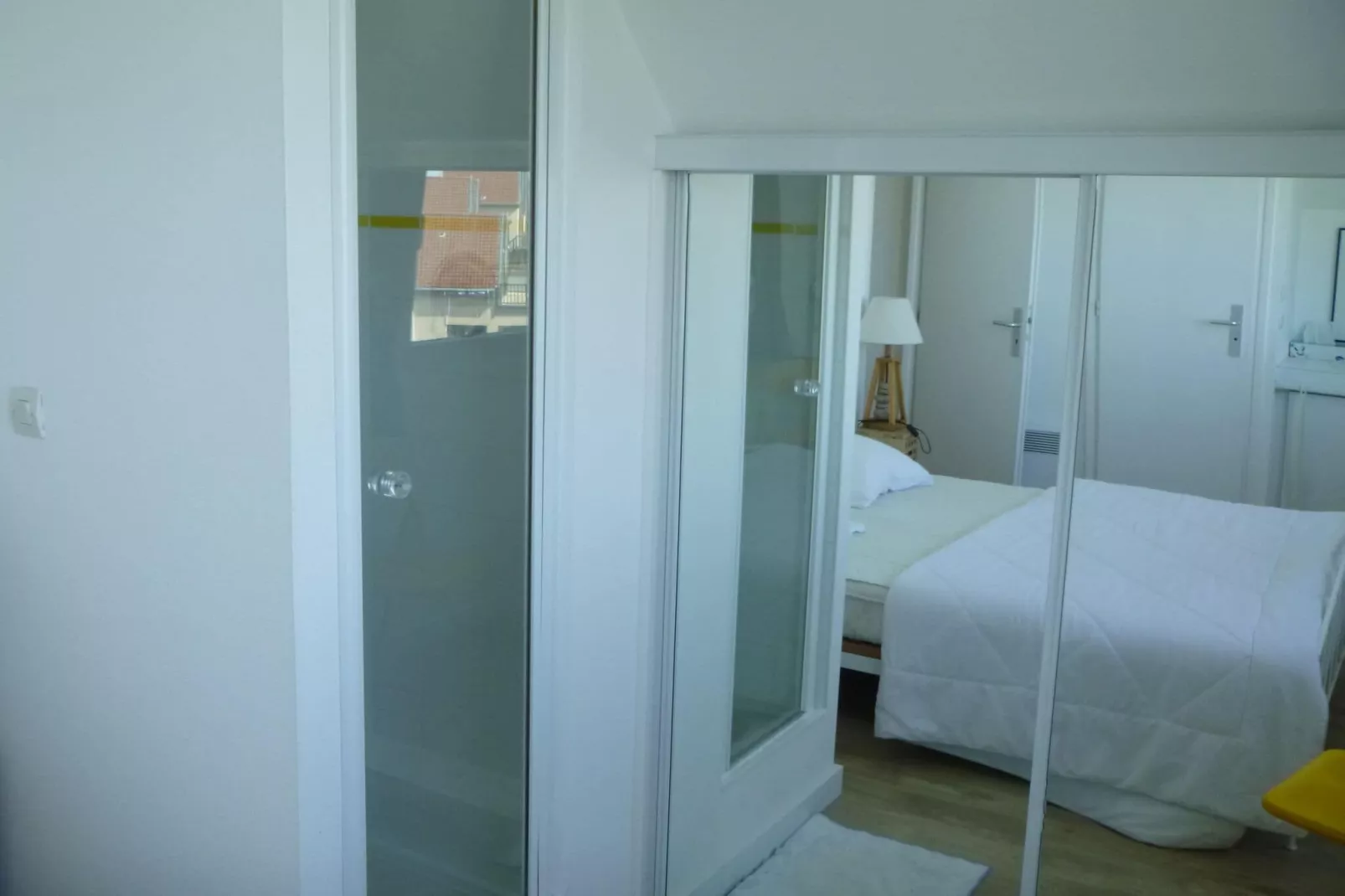 Appartement met zeezicht in Wimereux-Slaapkamer