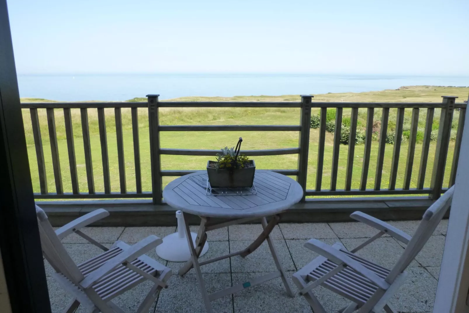 Appartement met zeezicht in Wimereux-Terrasbalkon