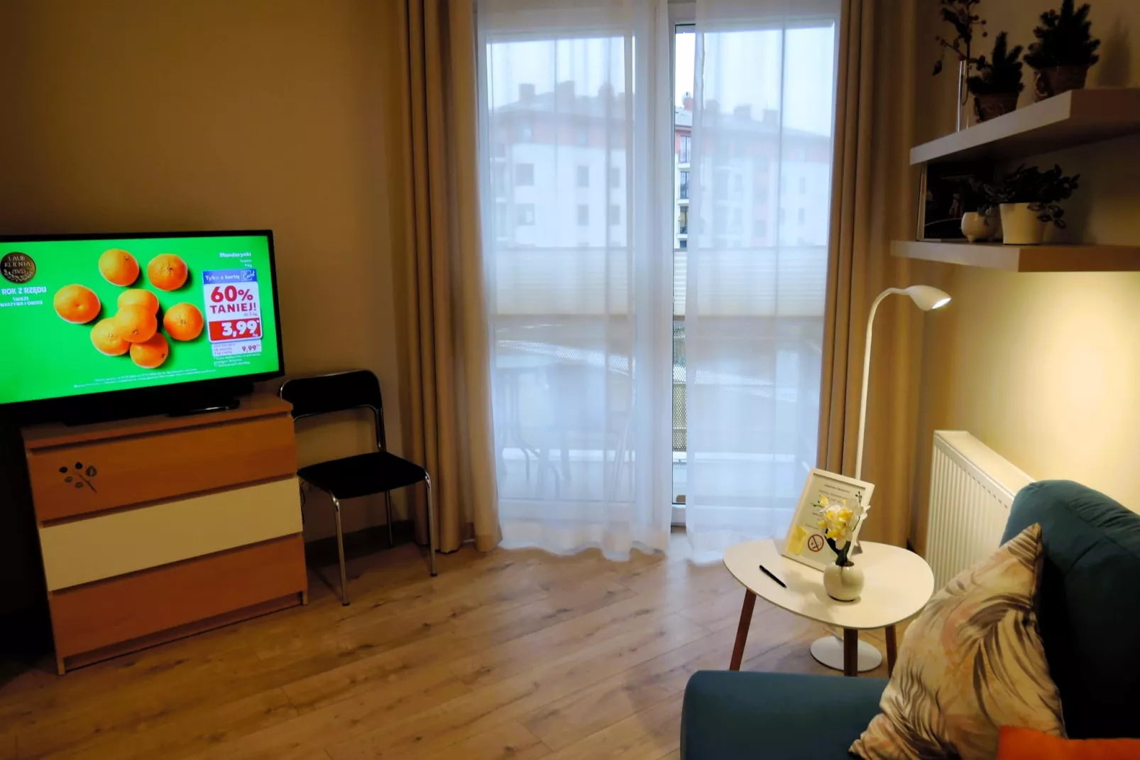 Apartament Paderewskiego 24 Świnoujście-Woonkamer