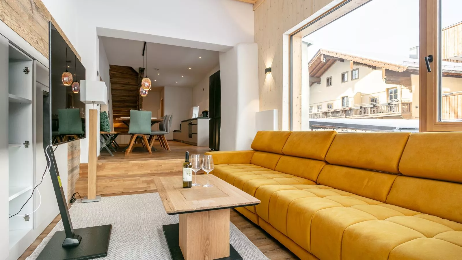 Hopfgarten Alpin Living Top 6-Woonkamer