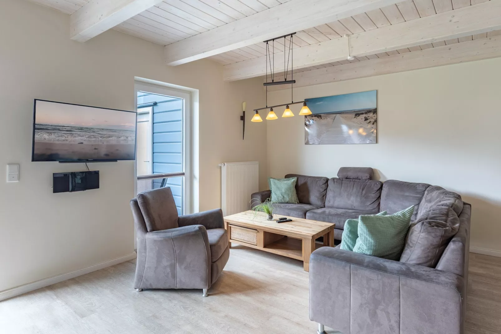 Reihenhaus in Dagebüll - Fischerhuus-Woonkamer