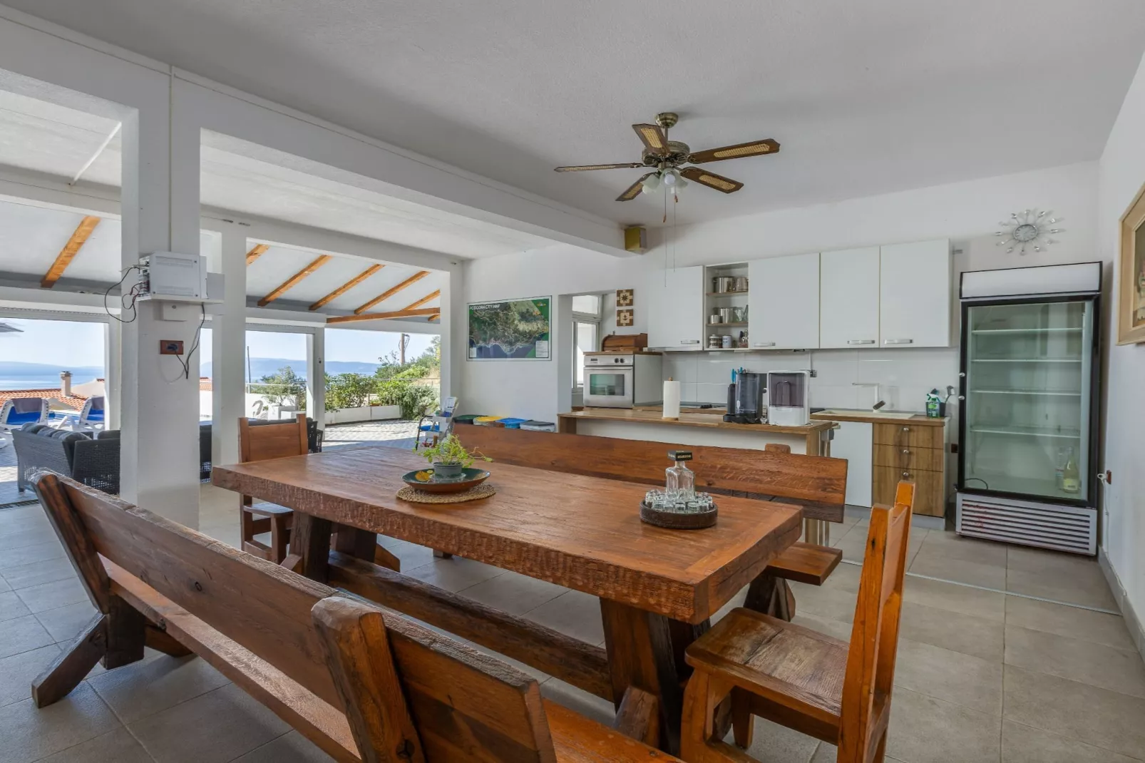 Villa Blanka - Six Bedroom Villa with Swimming Pool and Sea View-Eetkamer