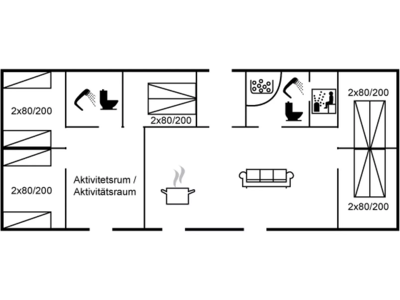 "Sod" - 3.2km from the sea - Binnen