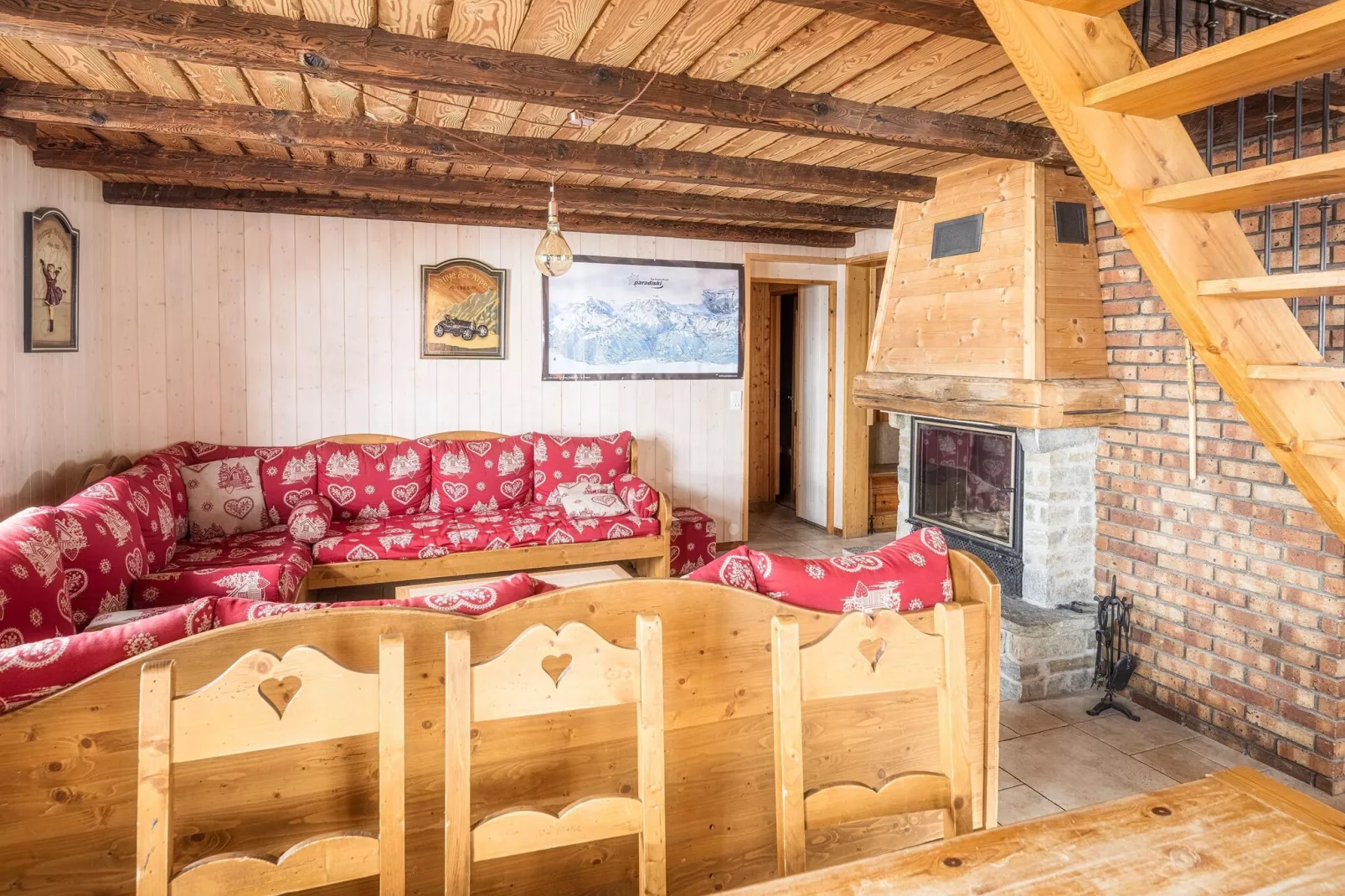 Chalet Sporting Lodge-Woonkamer