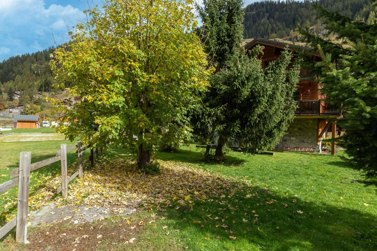 Chalet du Parc-Tuinen zomer