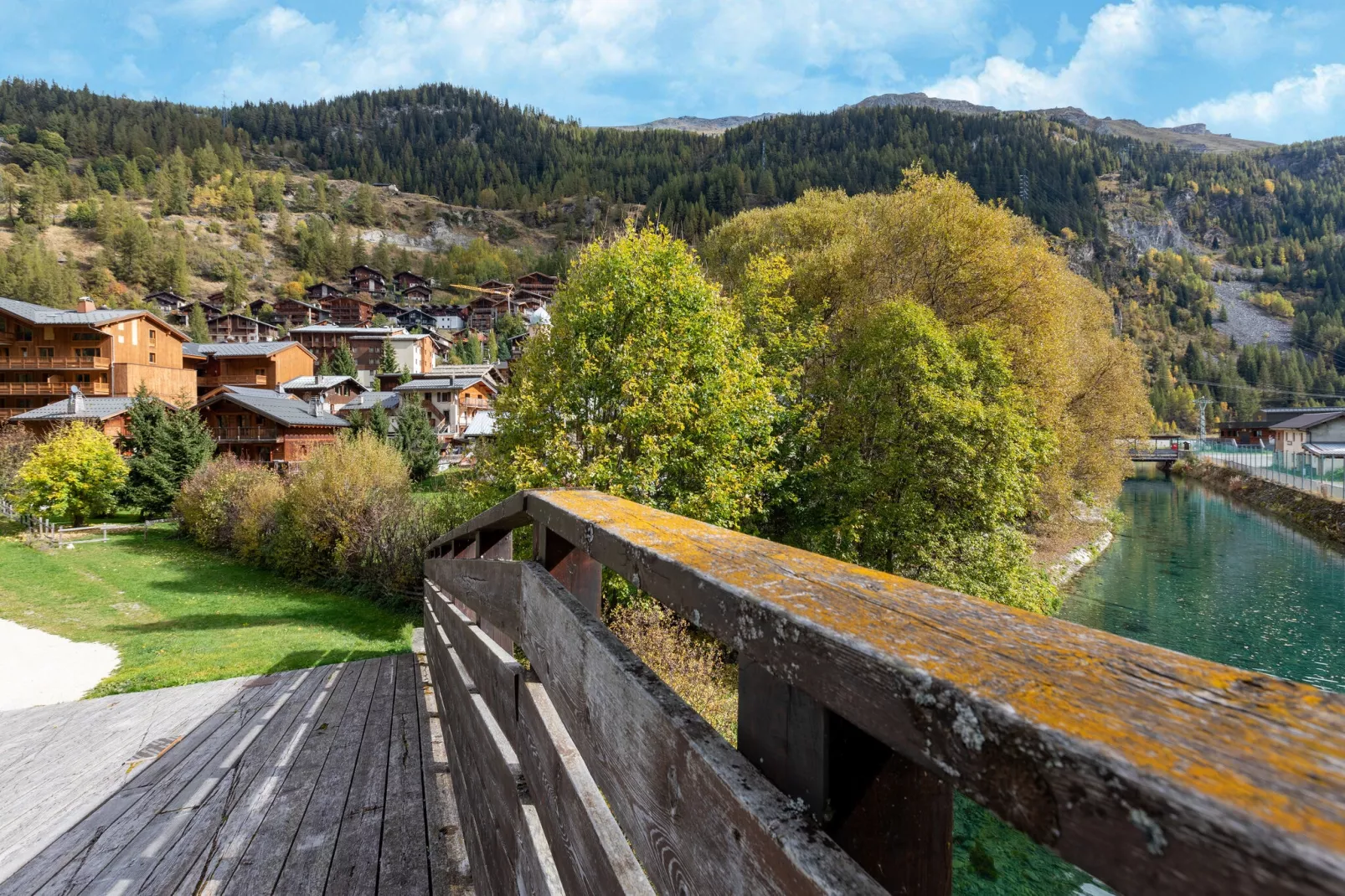 Chalet du Parc-Uitzicht zomer