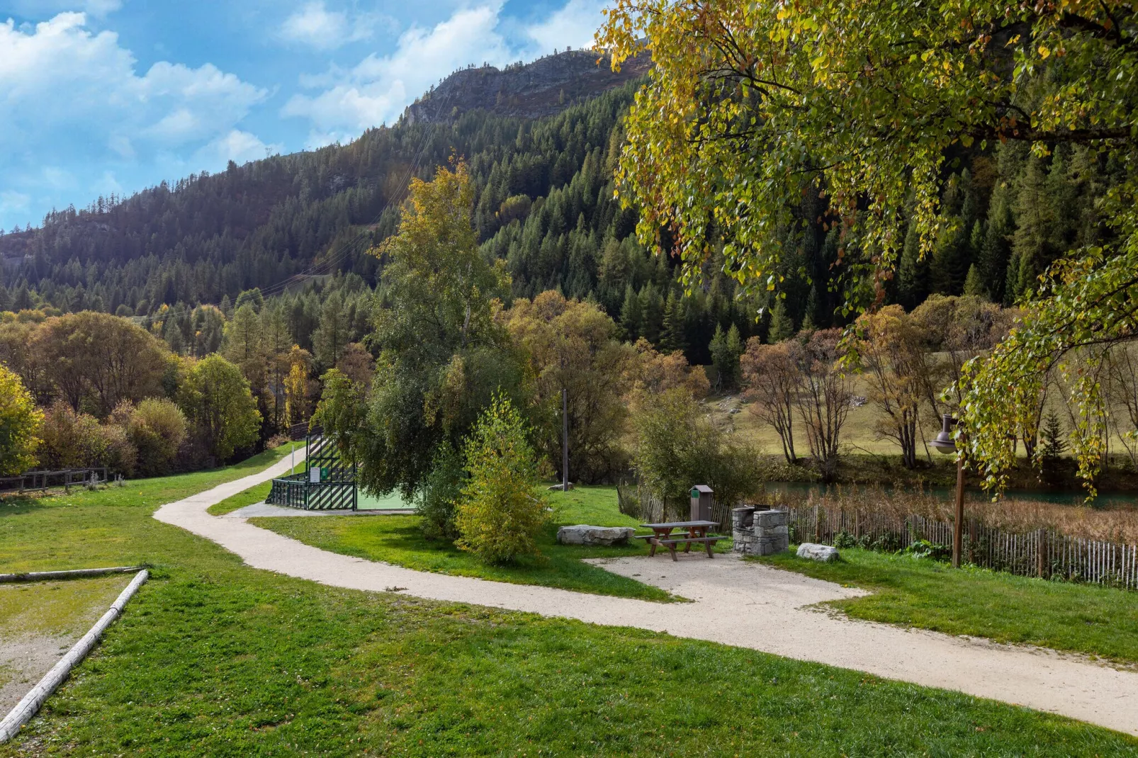 Chalet du Parc-Gebieden zomer 1km