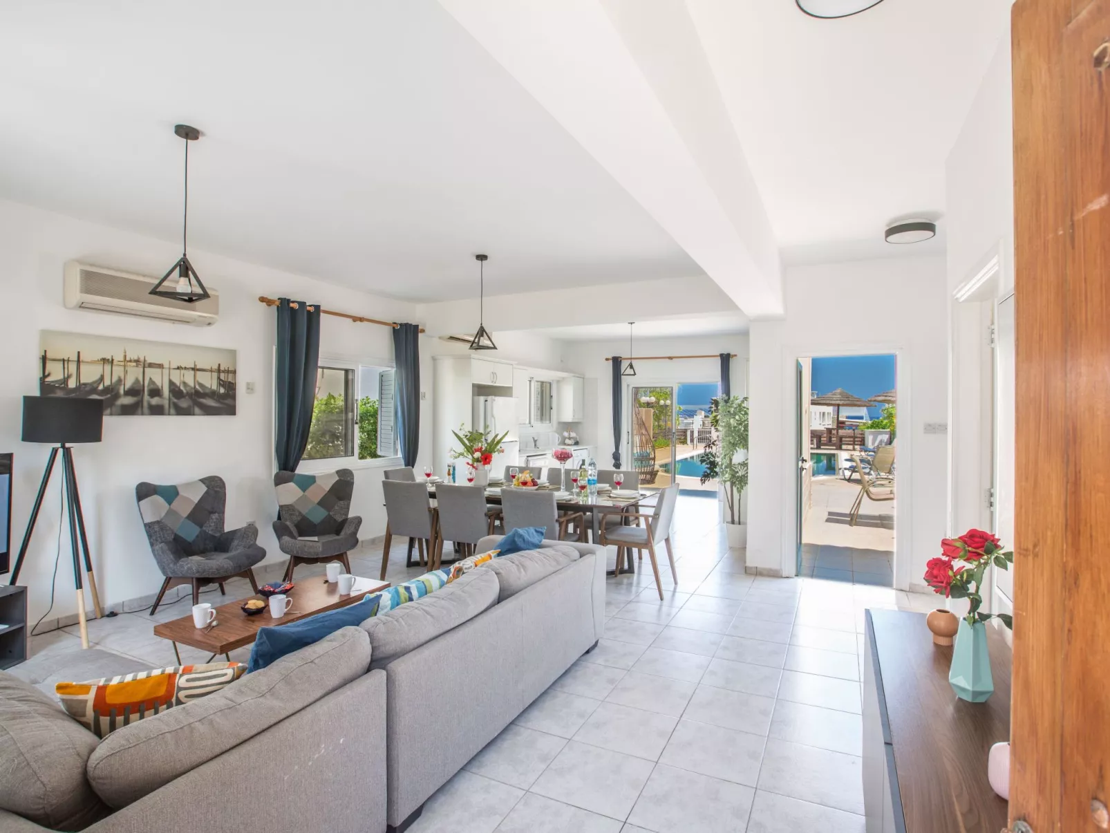 Protaras Villa mit Pool am Strand der Fig Tree Bay - Image-tags.info