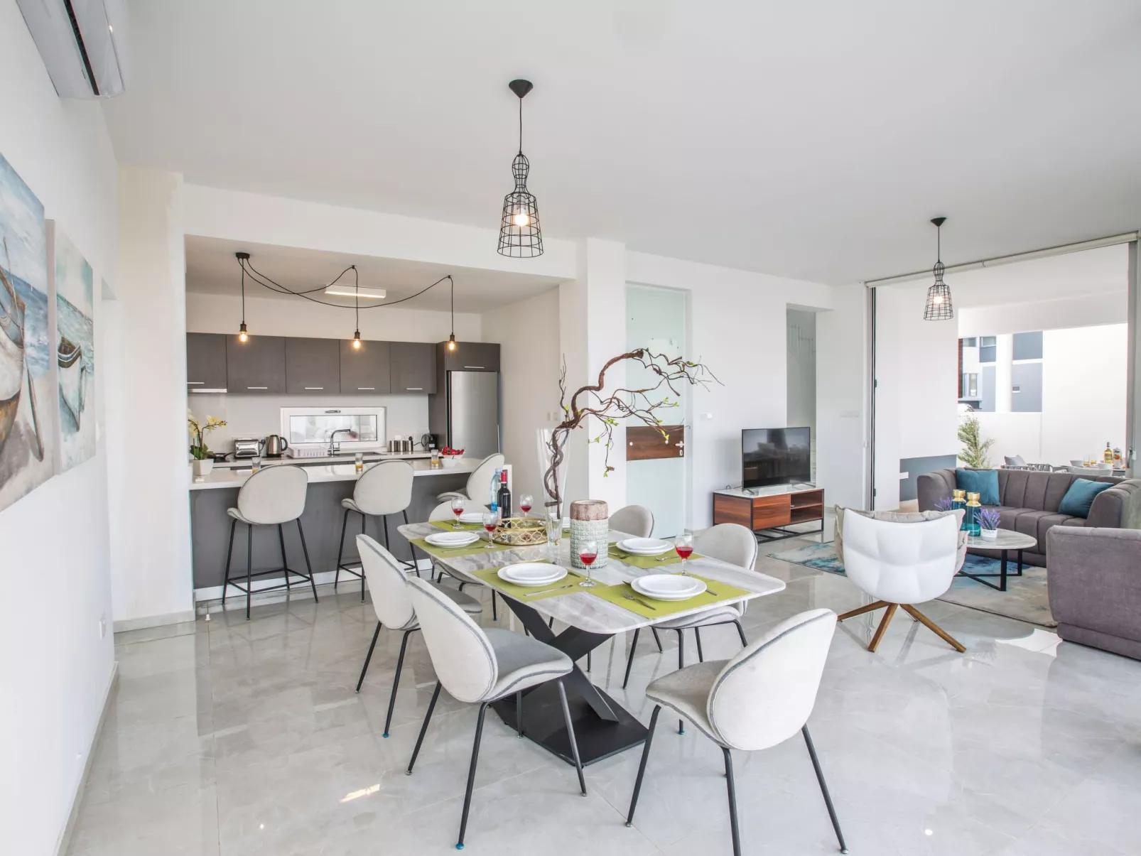 3 Schlafzimmer Villa OL26 mit Pool in Protaras - Binnen