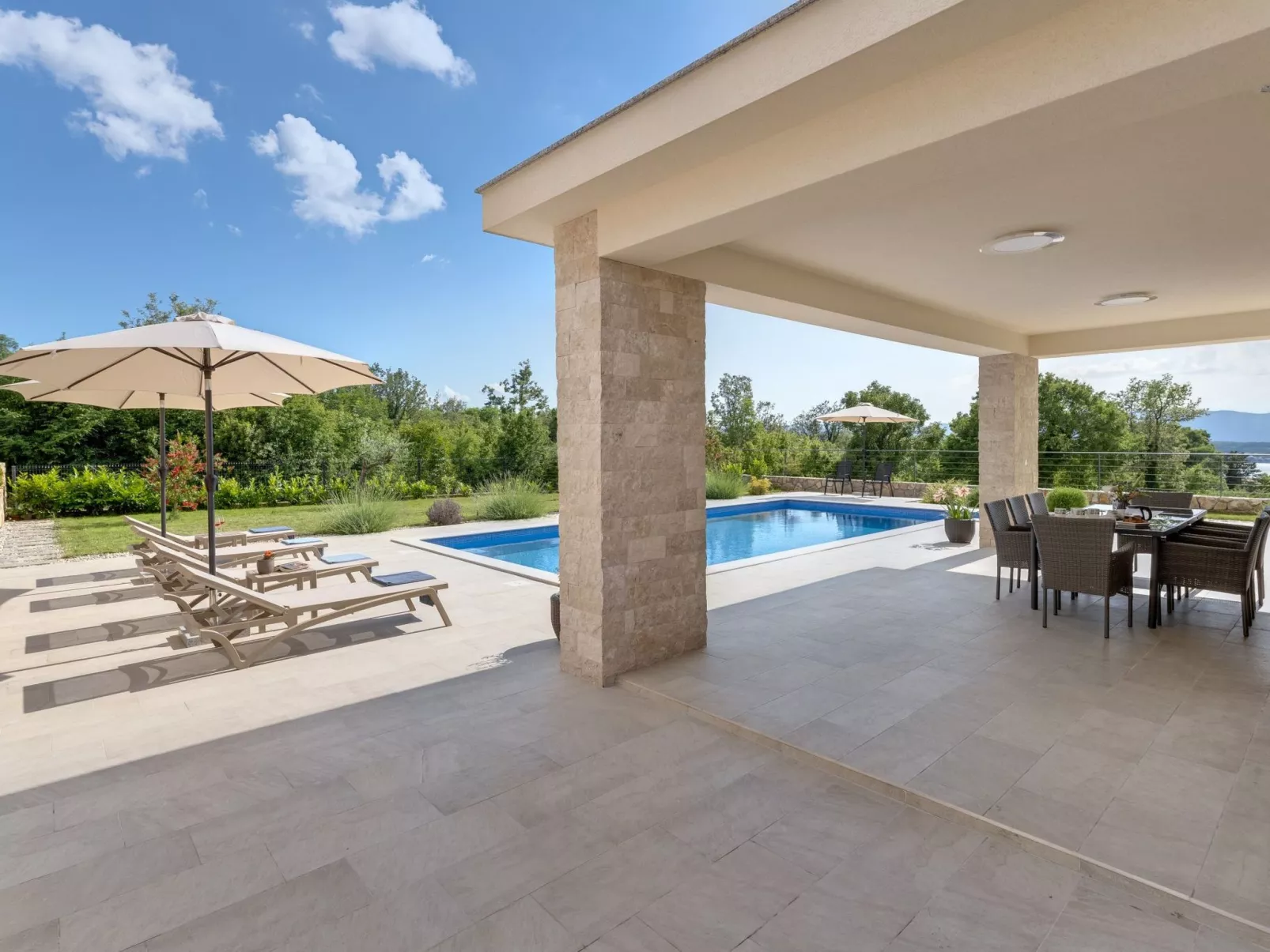 Schone Villa mit Pool, Meerblick, Strand - Image-tags.info