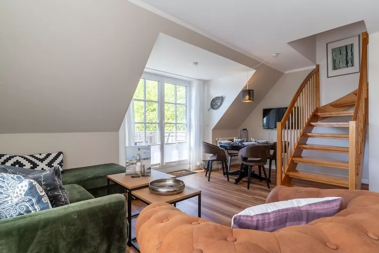 FeWo Möwe - Woonkamer