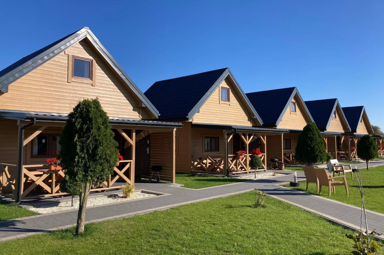 Ustecka Osada 45m2-Buitenkant zomer