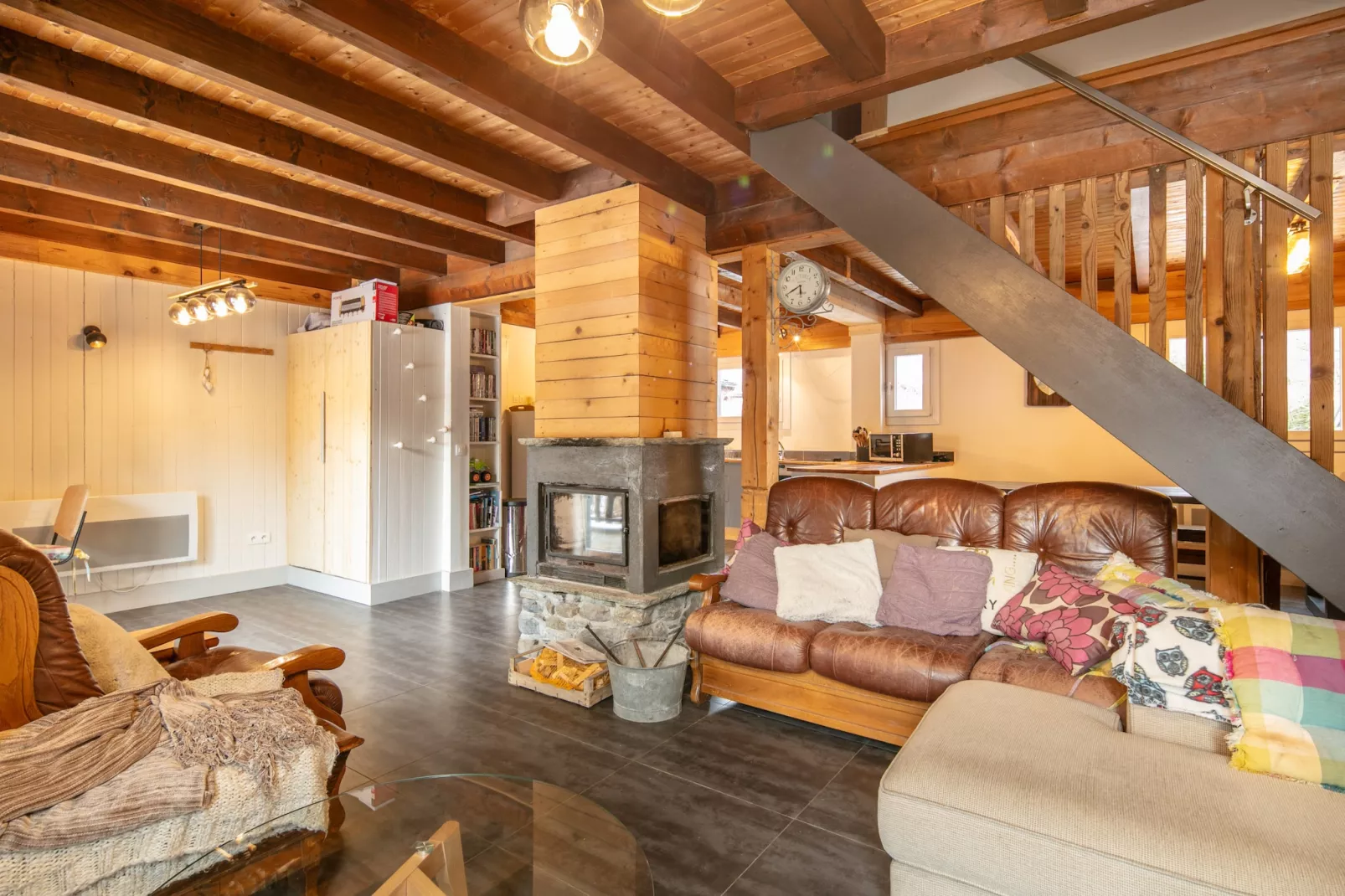 Chalet Les Marmottes - 5P8-Woonkamer