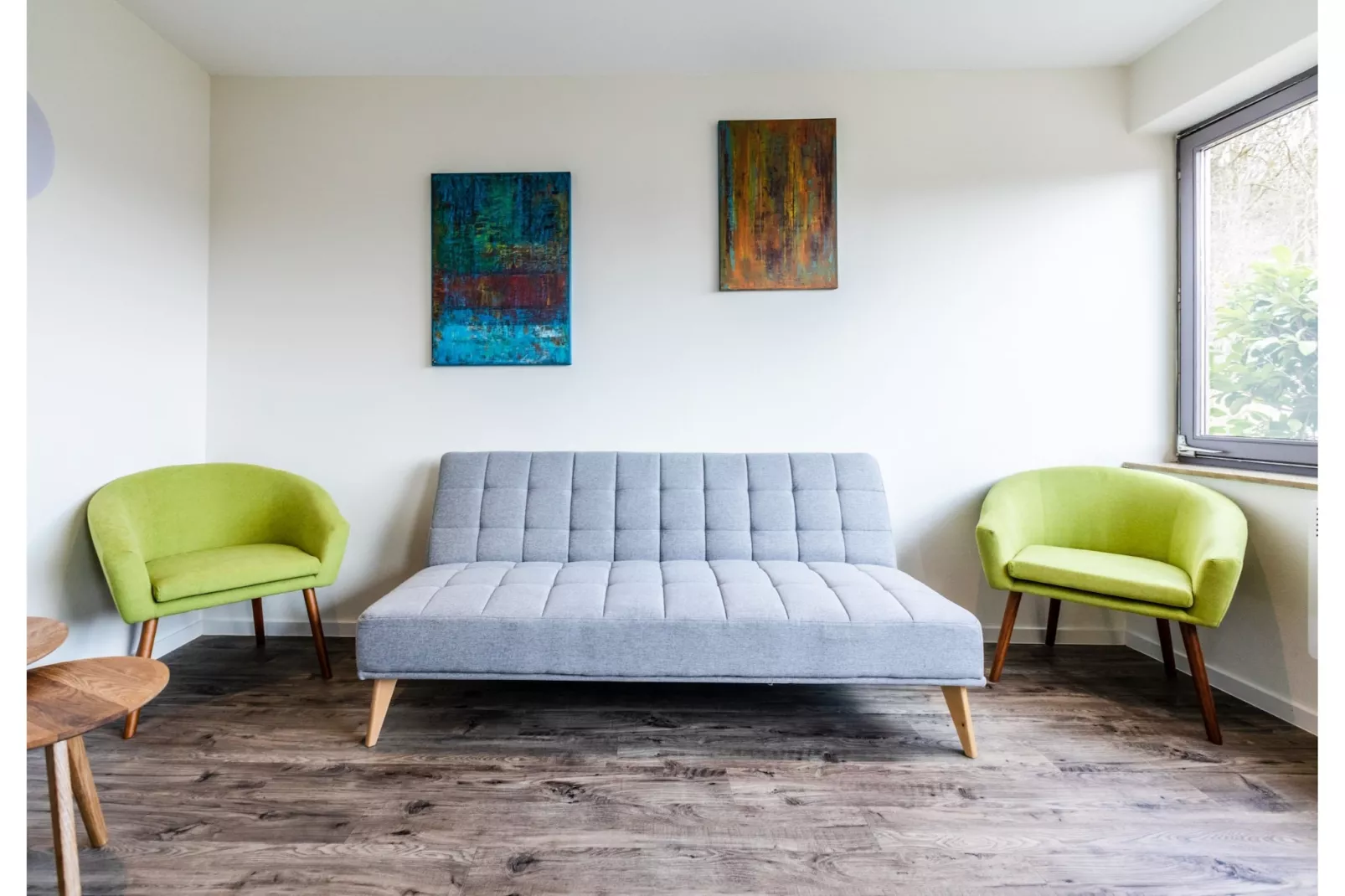 Bungalow Typ Z Campingpark Eifel-Eetkamer