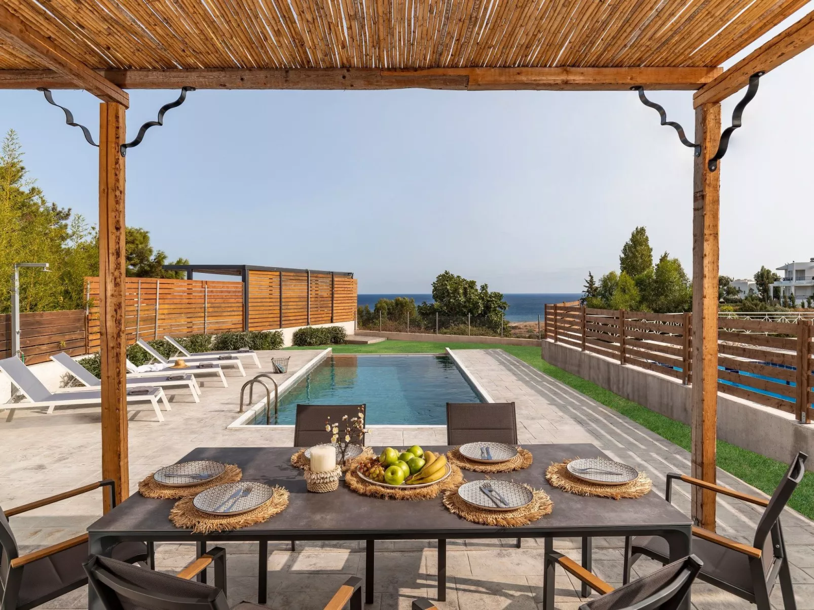 Haus in Afantou - Privater Parkplatz und Pool - Image-tags.info