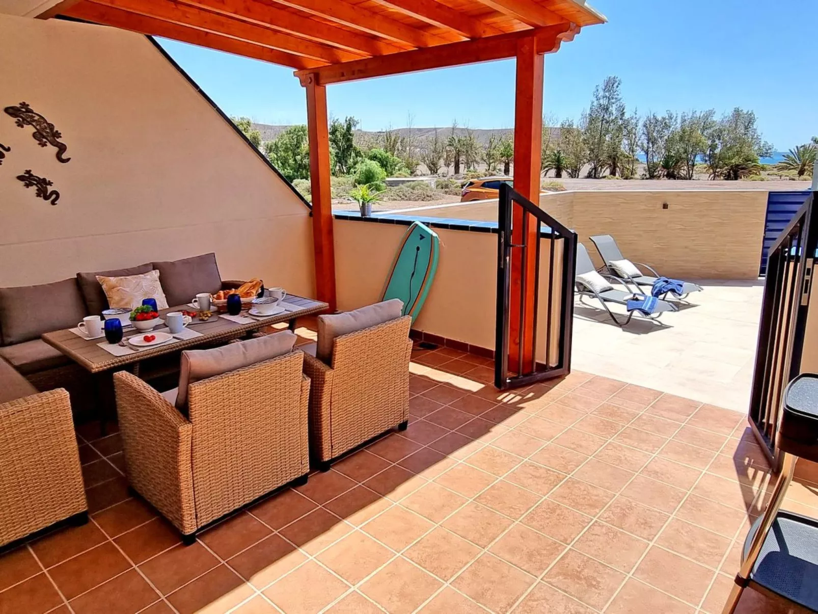 Komfortables Ferienhaus in Pájara mit Privatem Pool und Meerblick - Image-tags.info