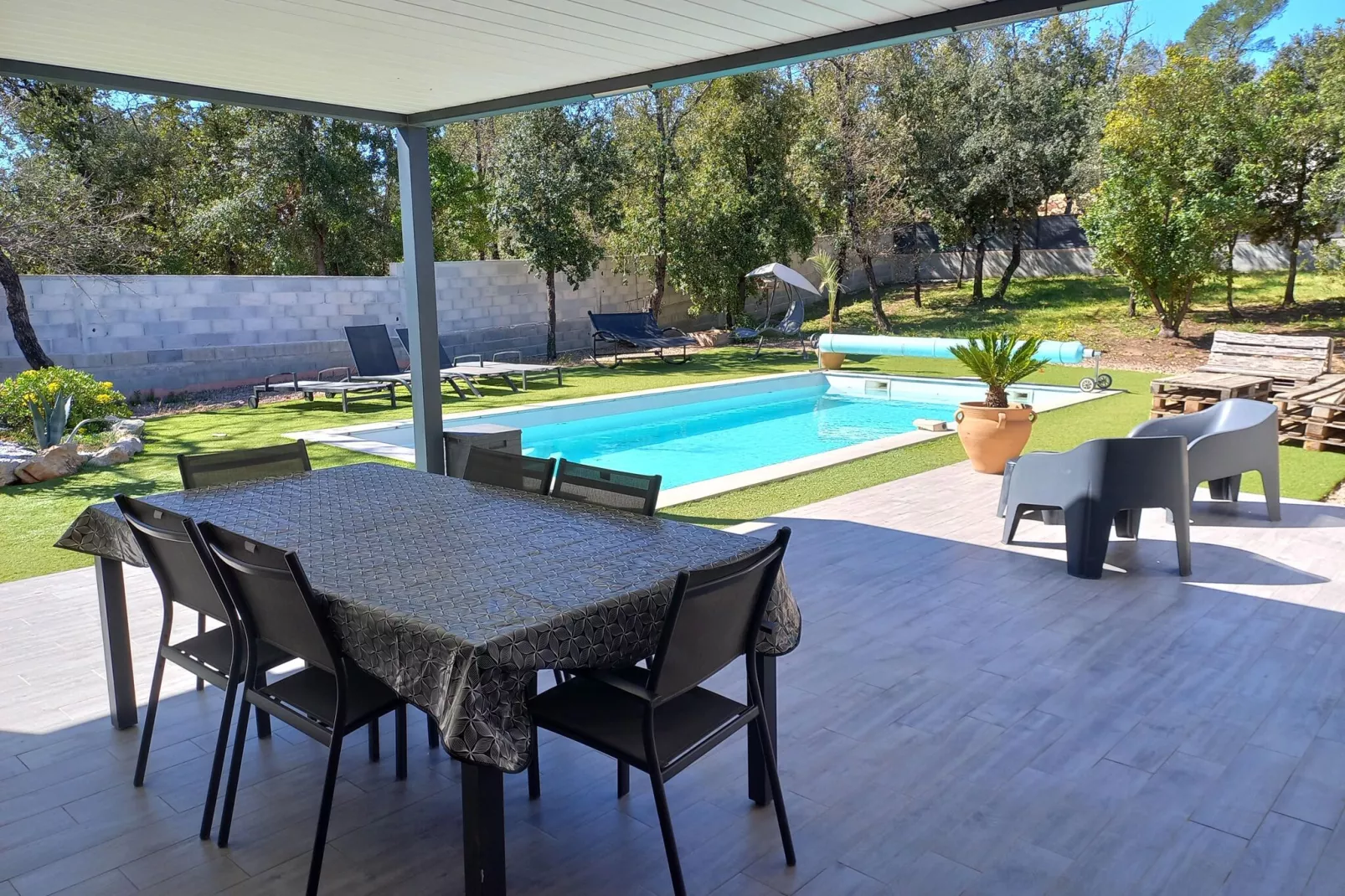 Superbe villa moderne et familliale-Terrasbalkon