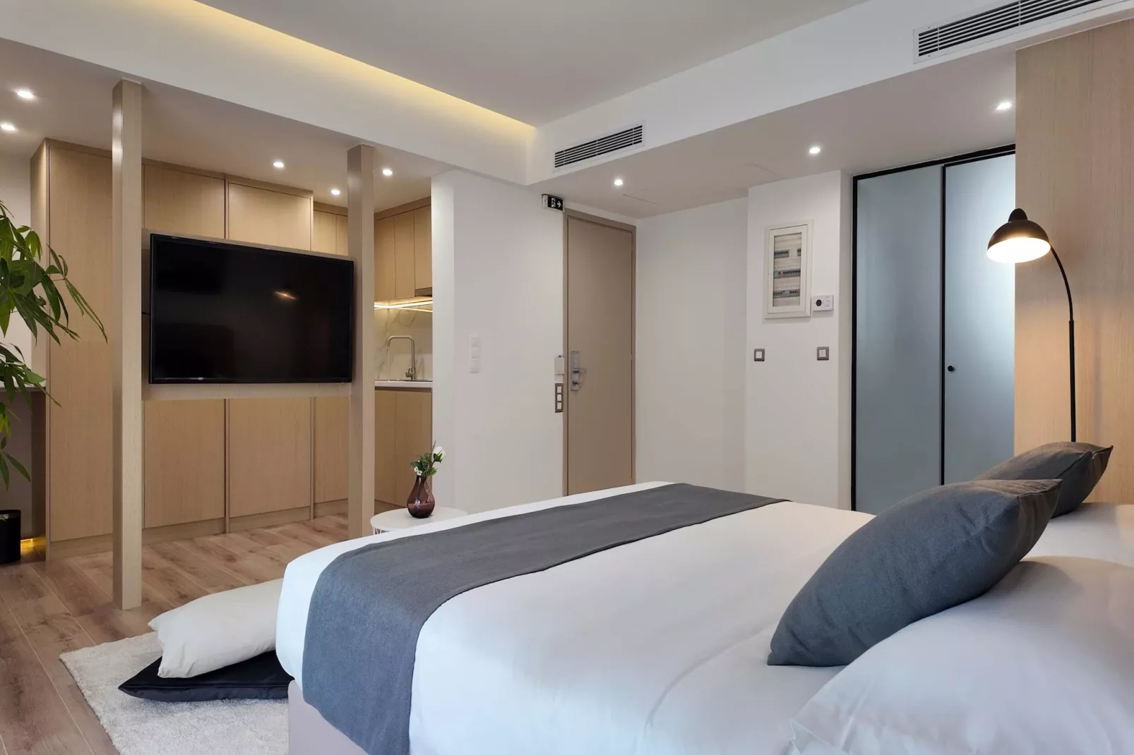 6th floor suites - Superior Suite with private balcony-Slaapkamer