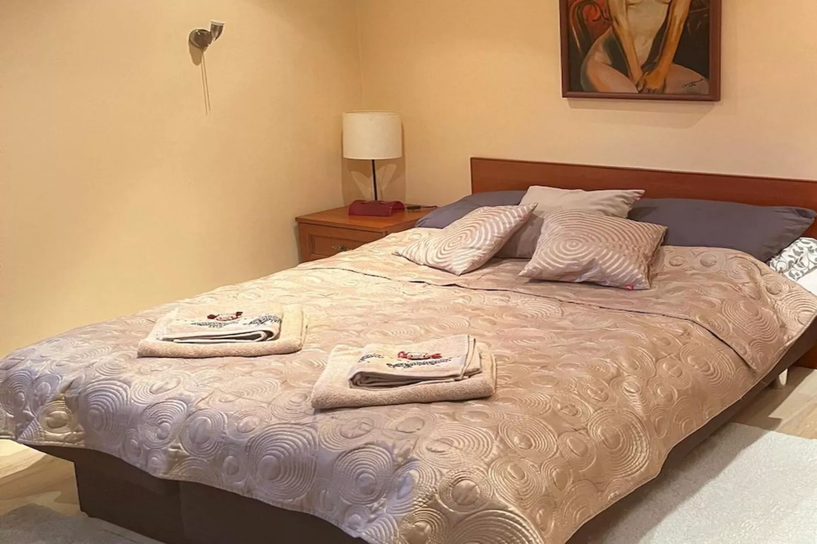 Dom wakacyjny w Krzyni dla max 7 osób-Slaapkamer