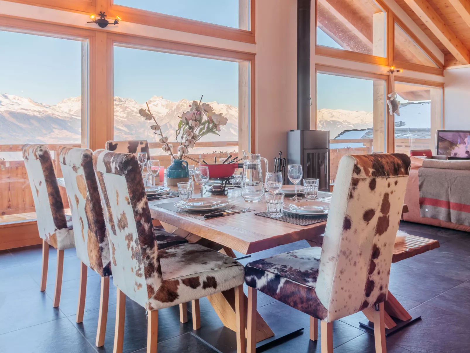 Chalet Flocon de Neige-Binnen