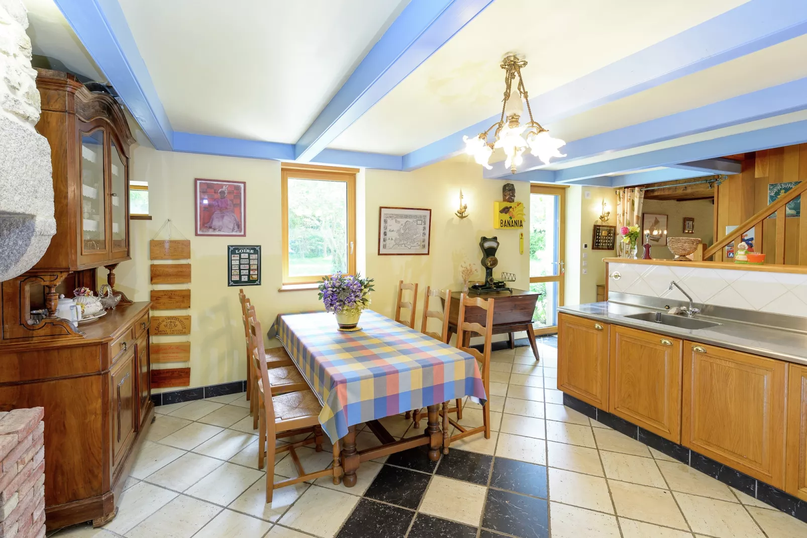 Maison de Vacances à Plounéour- Brignogan Plages-Keuken