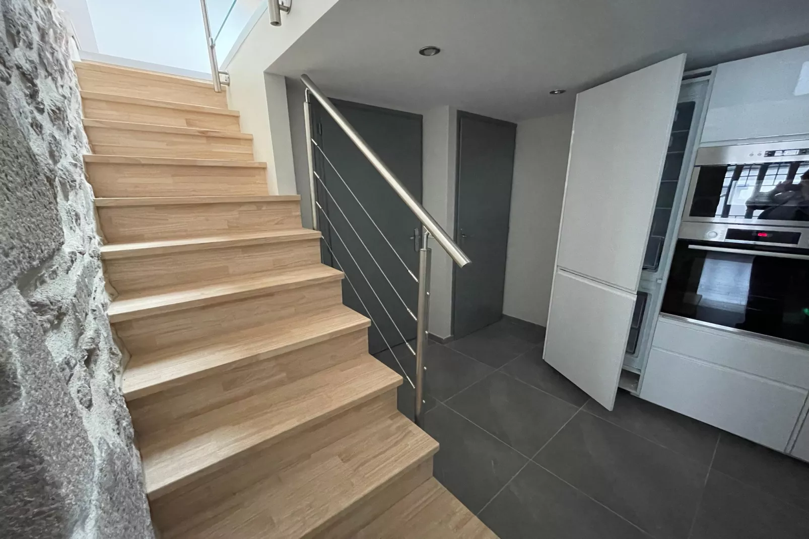 Maison de ville avec terrasse/jardin Guerlesquin-Keuken