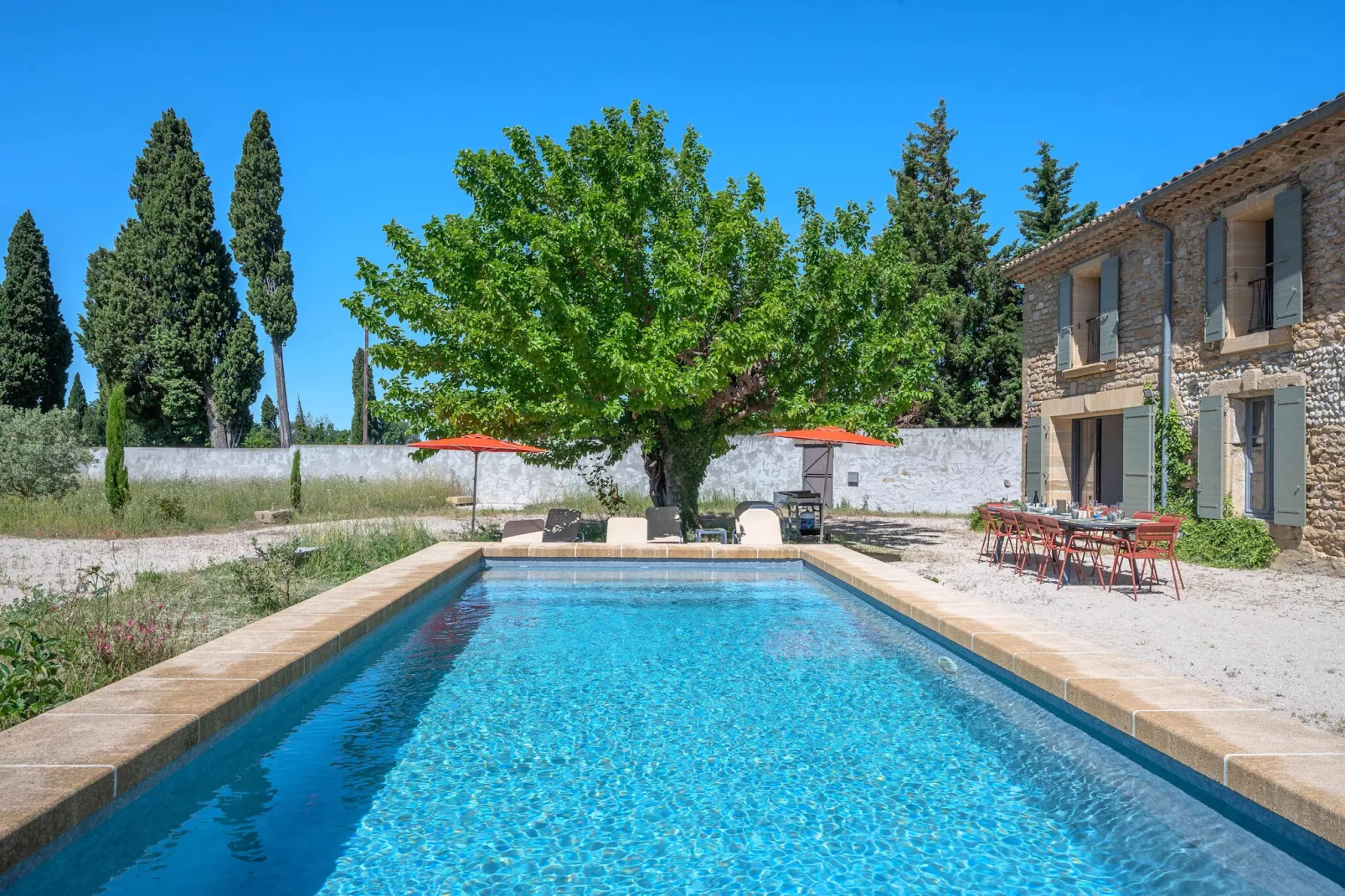 Mas du Mûrier-Zwembad
