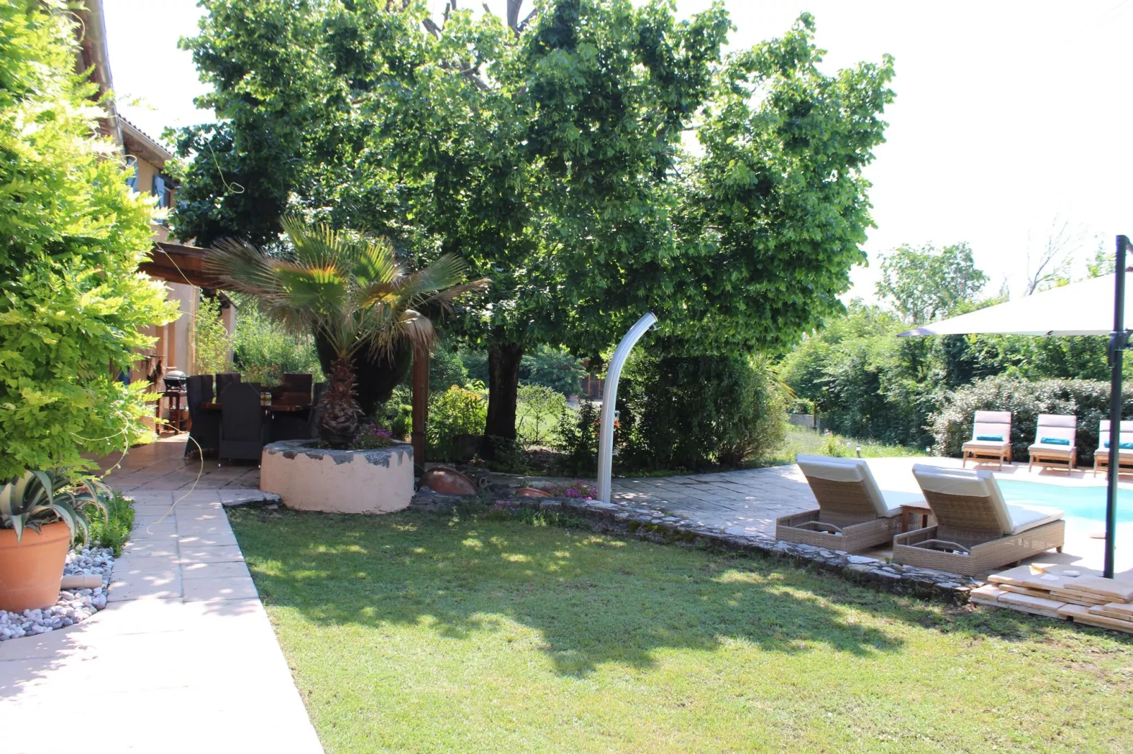 Villa La Mayanne-Tuinen zomer