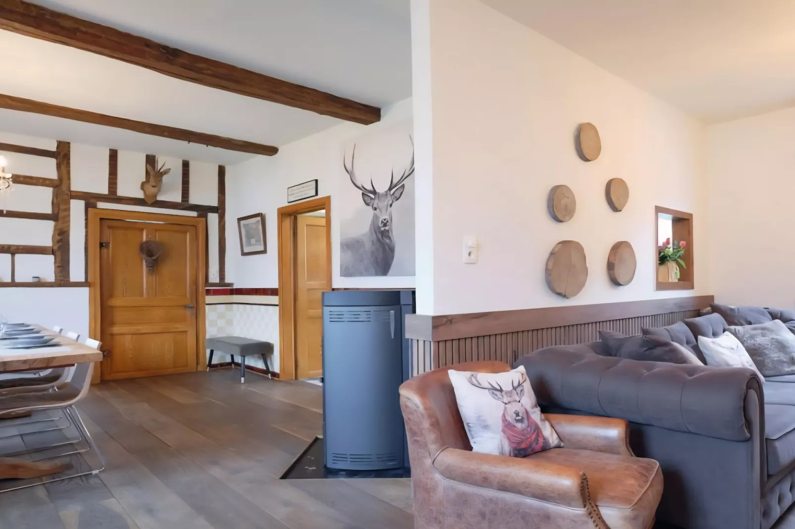 Gite L'éternité - Woonkamer