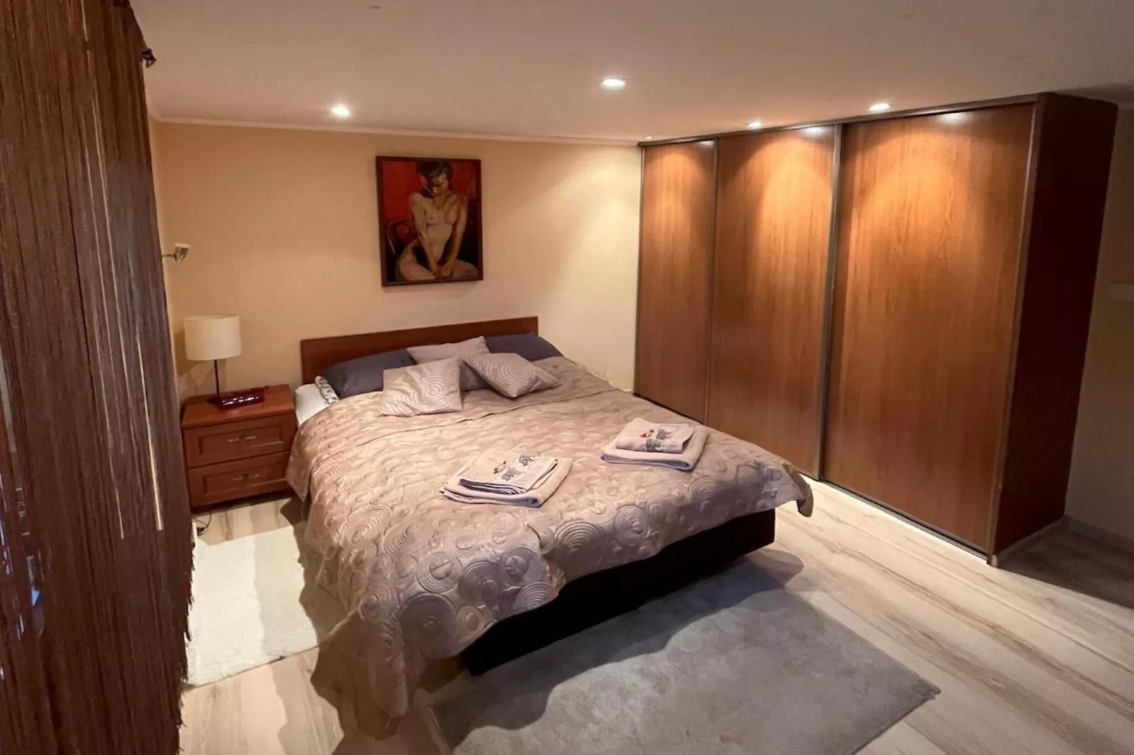 Dom wakacyjny w Krzyni dla max 7 osób-Slaapkamer