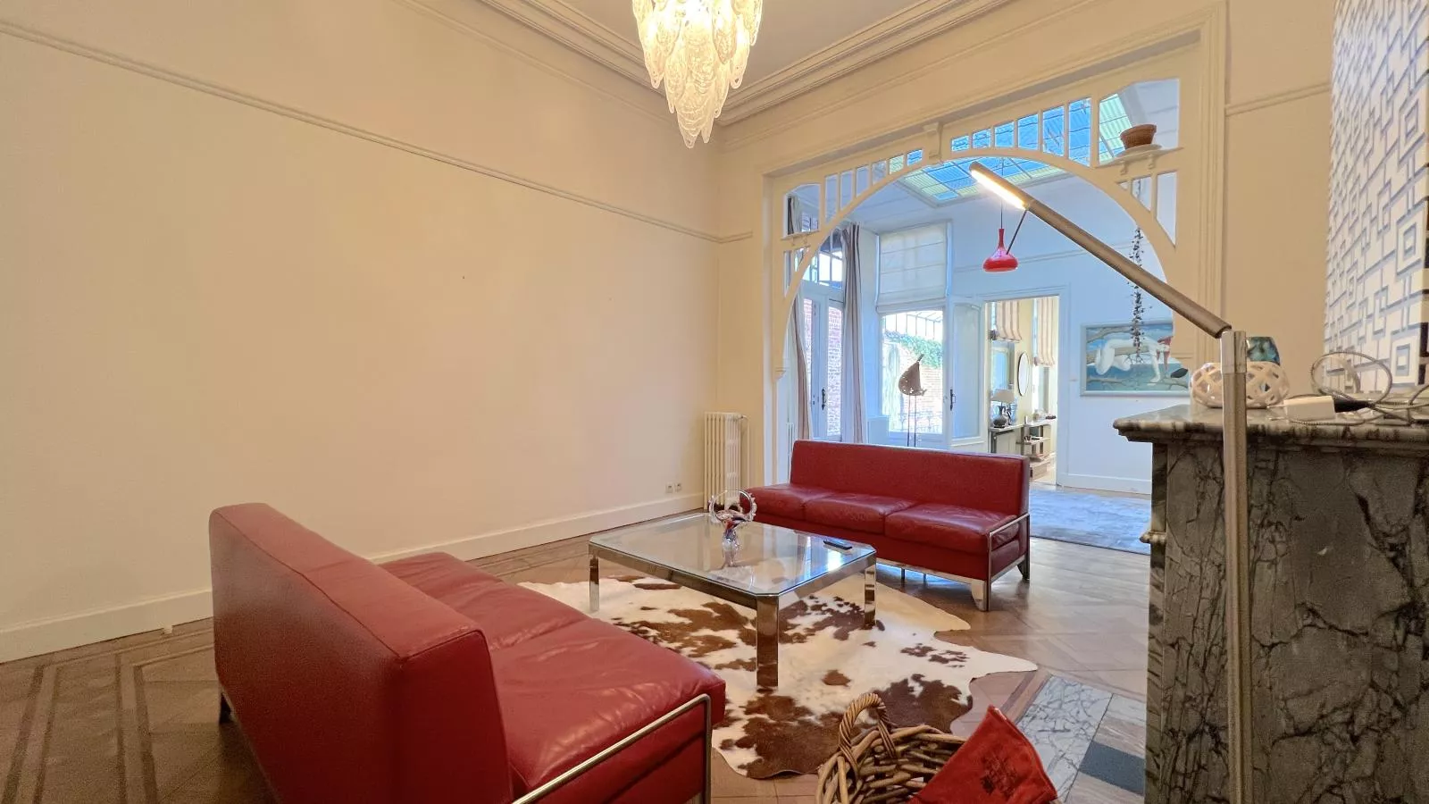 La Maison Bleue Ronse - Woonkamer