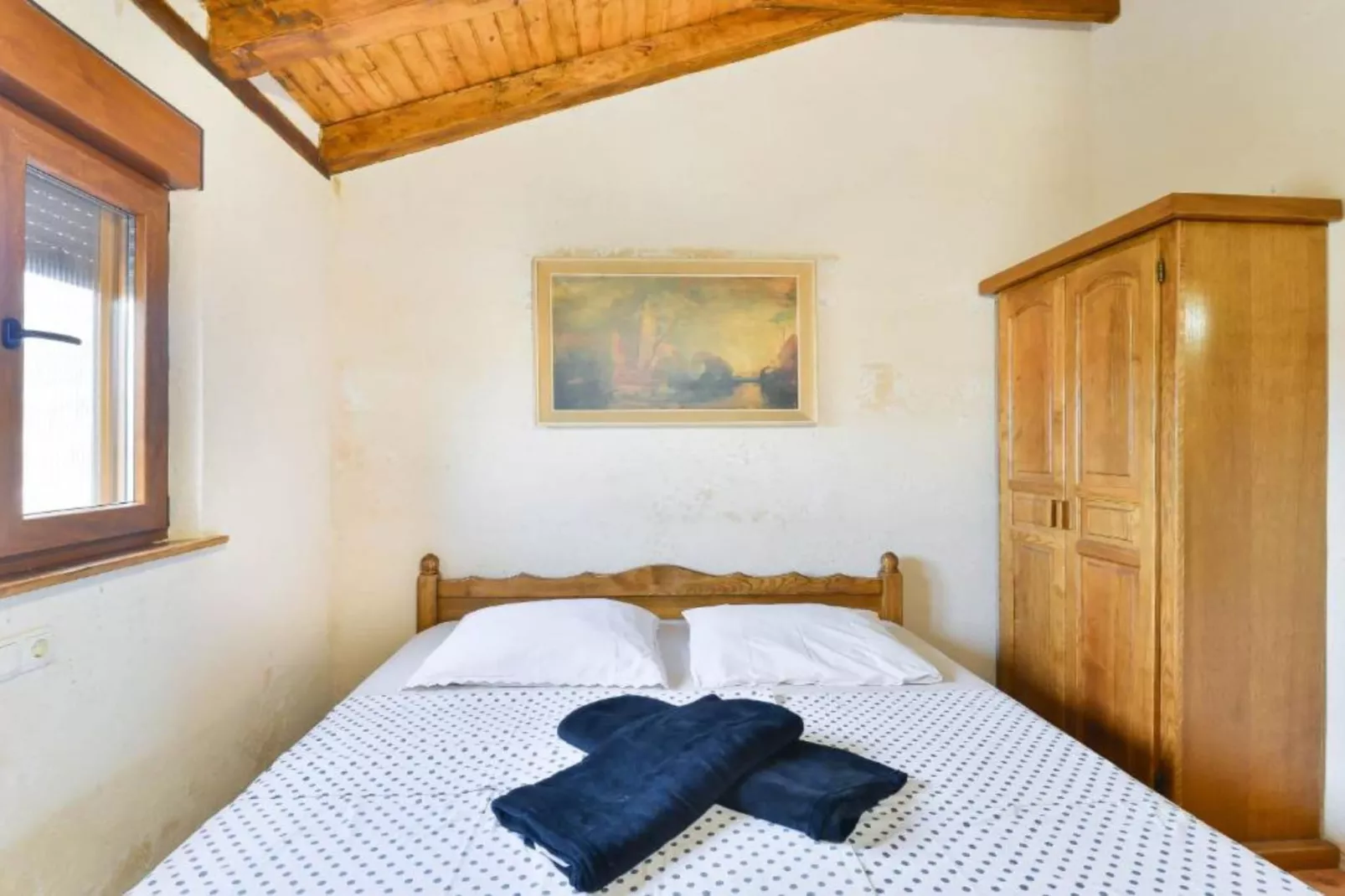 Holiday House Šimun - Three bedroom Holiday house with pool - Slaapkamer