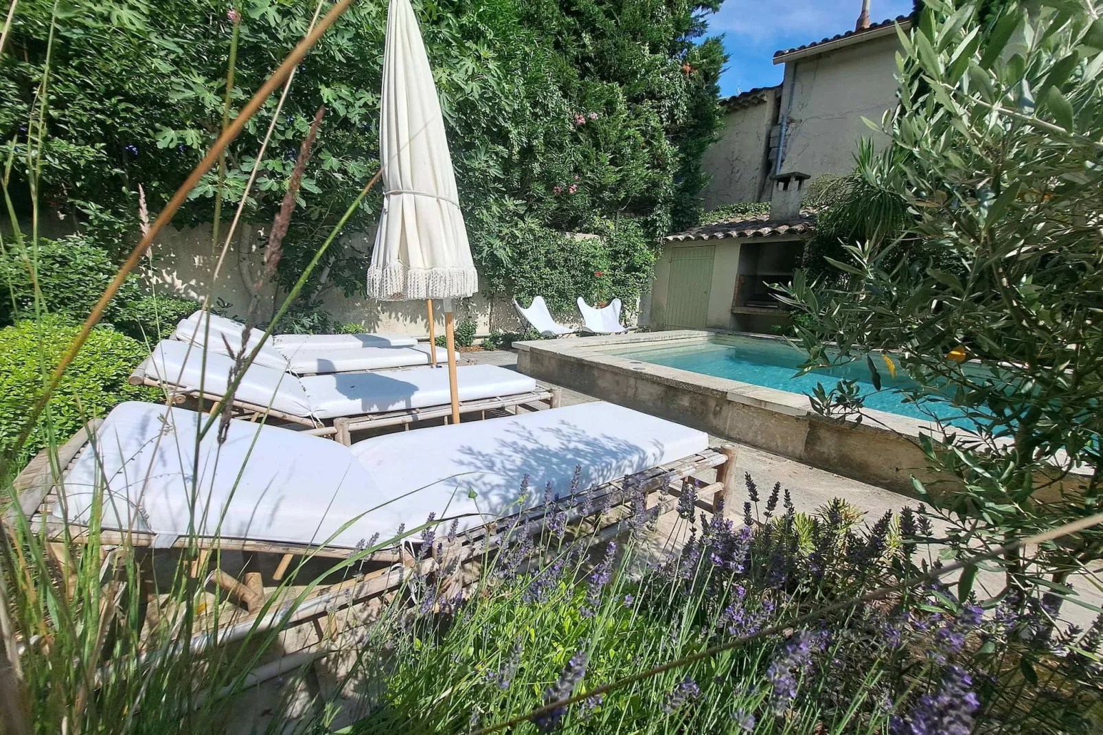 Mas Maillane demeure du XVIIIe entièrement rénové-Zwembad