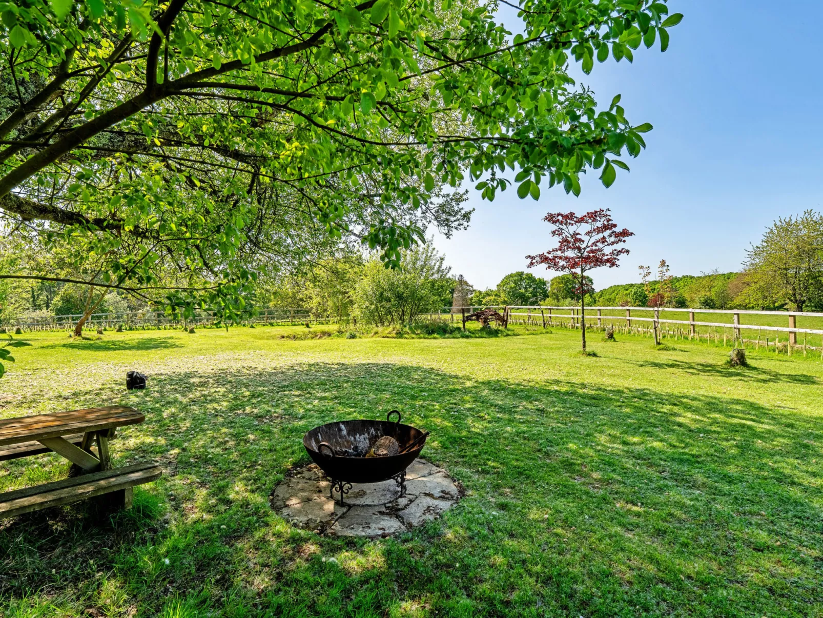 Shepherd's Hut at Hilltop Farm - Buiten